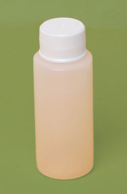 2 OZ HDPE CYLINDER BOTTLE WITH CAP