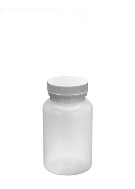 6.75 OZ HDPE WIDE MOUTH BOTTLE WITH LID