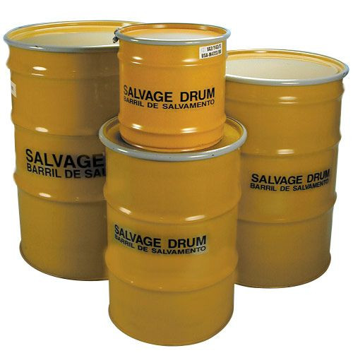 85 Gallon Salvage Steel Drum (SKU# 1SAL-85-A)