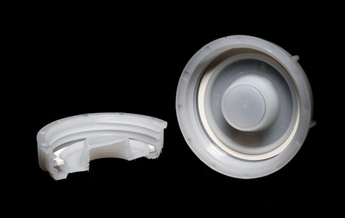 Industrial Plastic Screw Cap with Reducer - 70mm -Natural Industrial Plastic Screw Cap with Reducer - 70mm -Natural