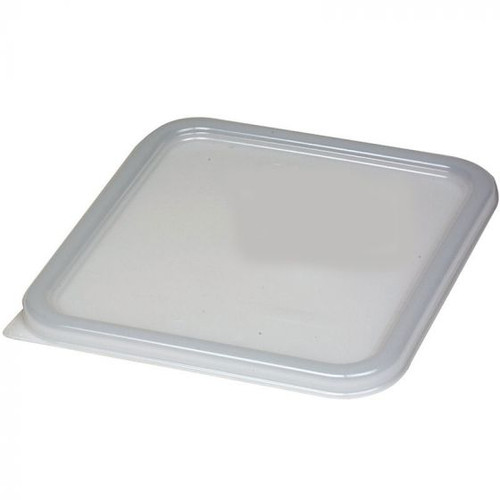 Rubbermaid 12, 18, and 22 Qt. White Square Polyethylene Food Storage  Container Lid