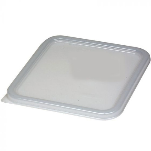 4-Quart Square White Food Storage Container