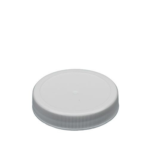 White Polypropylene Screw Caps - 53 mm