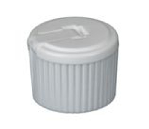 White Turret Dispensing Cap - 24mm