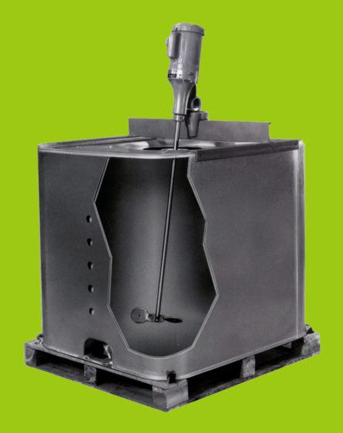 Bulk Container Mixer - Standard With Clamp Mount - 1 HP Explosion Proof