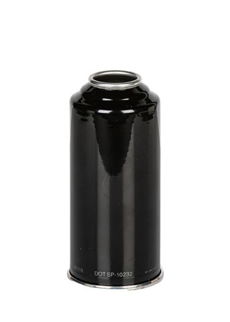 BLACK METAL AEROSOL CANS - 202 X 406MM, 7.71 FL. OZ