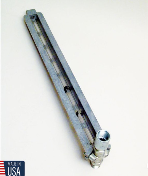 Calibrated Sight Gauges for Horizontal Drums - Stainless Steel Valve