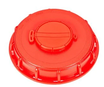 6 Inch HDPE Fill Port Lid, 2 Inch NPT Bung, TPE Gasket