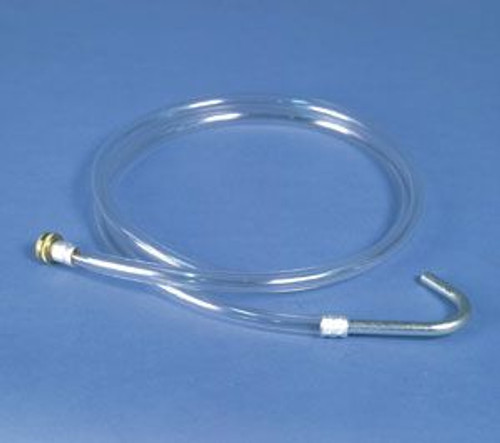 HOSE WITH CURVED DISCHARGE SPOUT