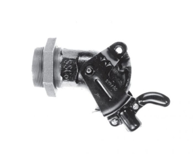 CAST IRON GATE VALVE LOCK NUT 3/4 INCH NPT INLET