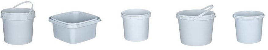 1 Gallon Square Plastic Container - IPL Tamper Evident