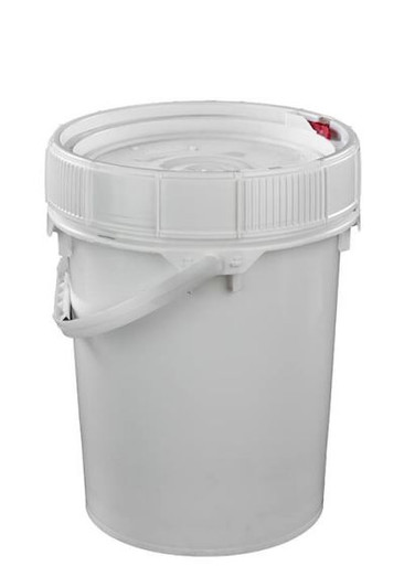 OT5CRC 5 Gallon Plastic Bucket With Child Resistant Screw Top