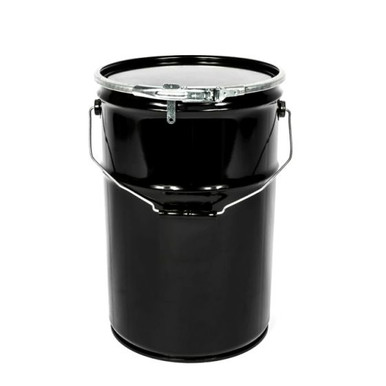 OH3-28DC26LL-RIB 3 Gallon Metal Pail, Open Head, Lever Lock Ring