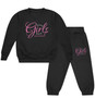 Black Girls Rock Since Forever Sweatshirt & Joggers Set in black