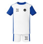 Personalised Kids Name Badge Sports Kit in blue