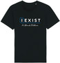 iExist Black Dad's Matter Unisex Organic Cotton T-Shirt in black