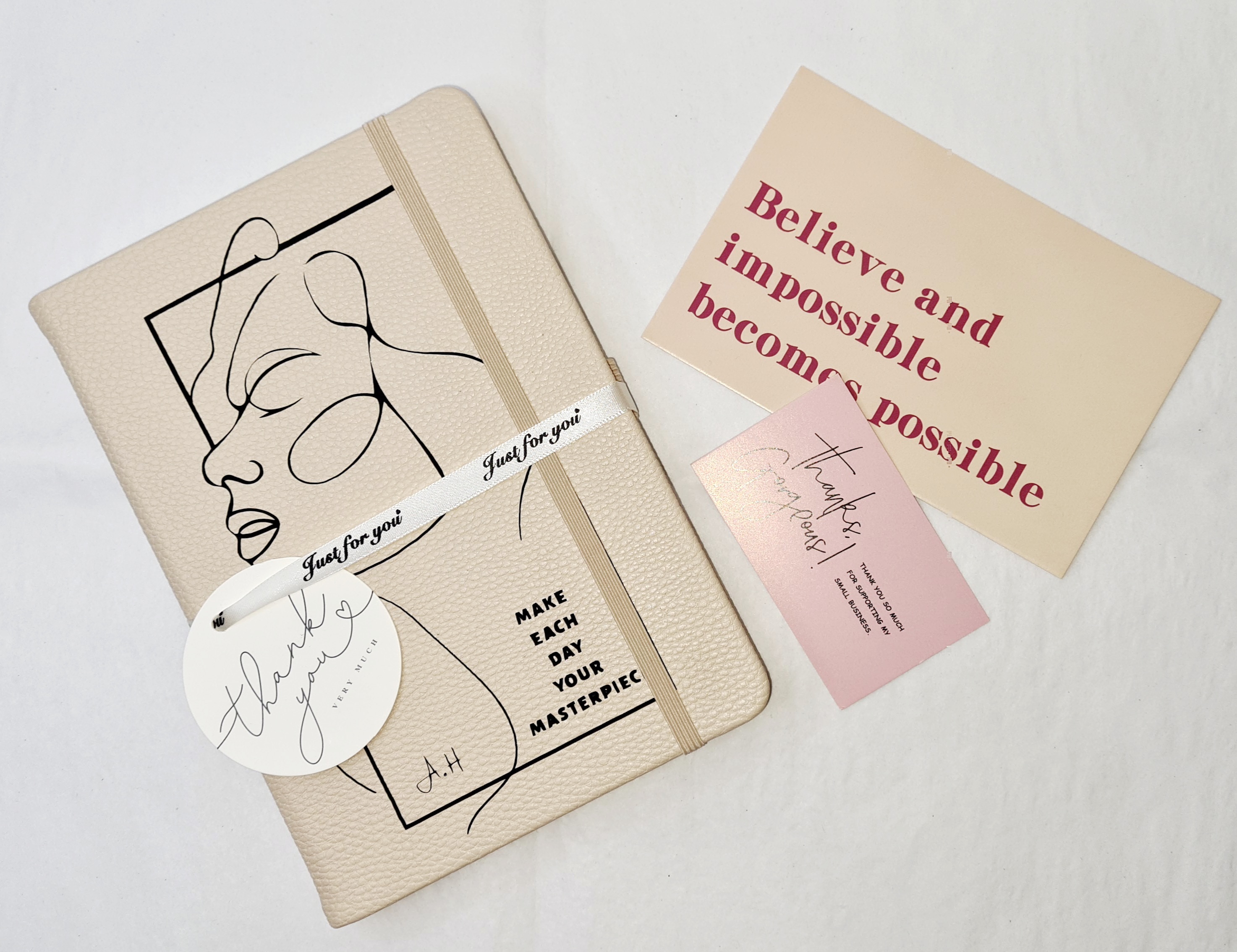 Create a one-of-a-kind notebook that's perfect for taking notes, drawing, or jotting down ideas at customisably