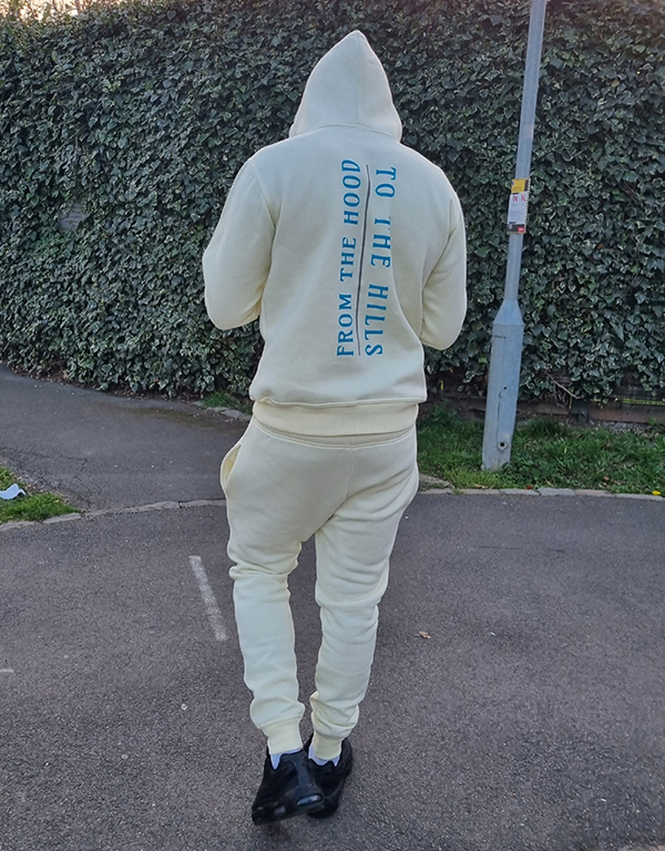 Average hood kid blue unisex tracksuit