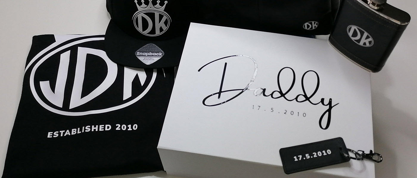 Custom curation of personalised items in a luxury gift box