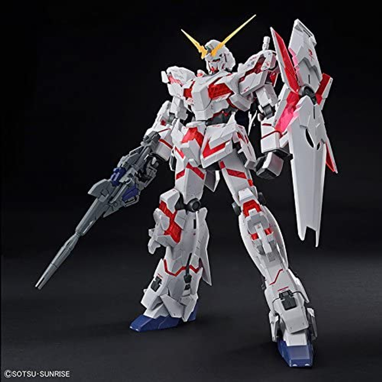 BANDAI Mega size model Mobile Suit Gundam UC Unicorn (Destroy Mode) 1/48 scale color-coded plastic model