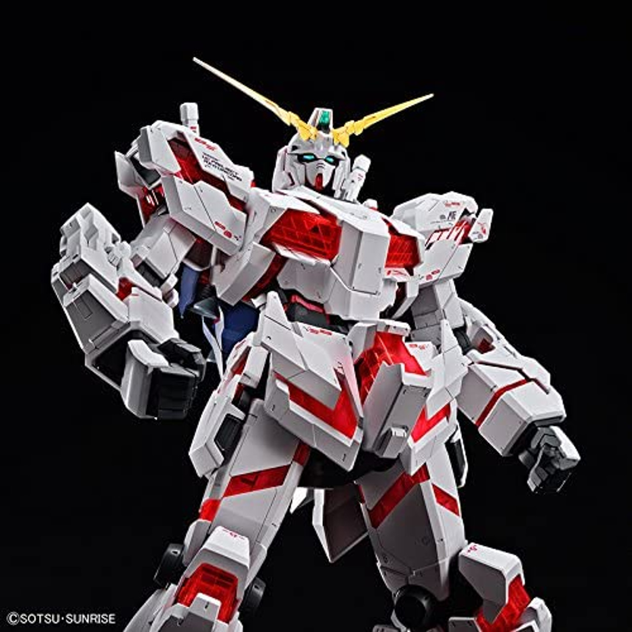 BANDAI Mega size model Mobile Suit Gundam UC Unicorn (Destroy Mode) 1/48 scale color-coded plastic model