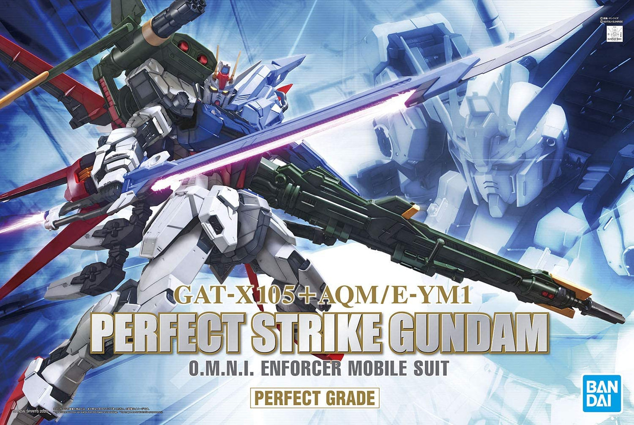 BANDAI SPIRITS PG Mobile Suit Gundam SEED Perfect Strike Gundam 1/60 Scale Color-coded Plastic Model