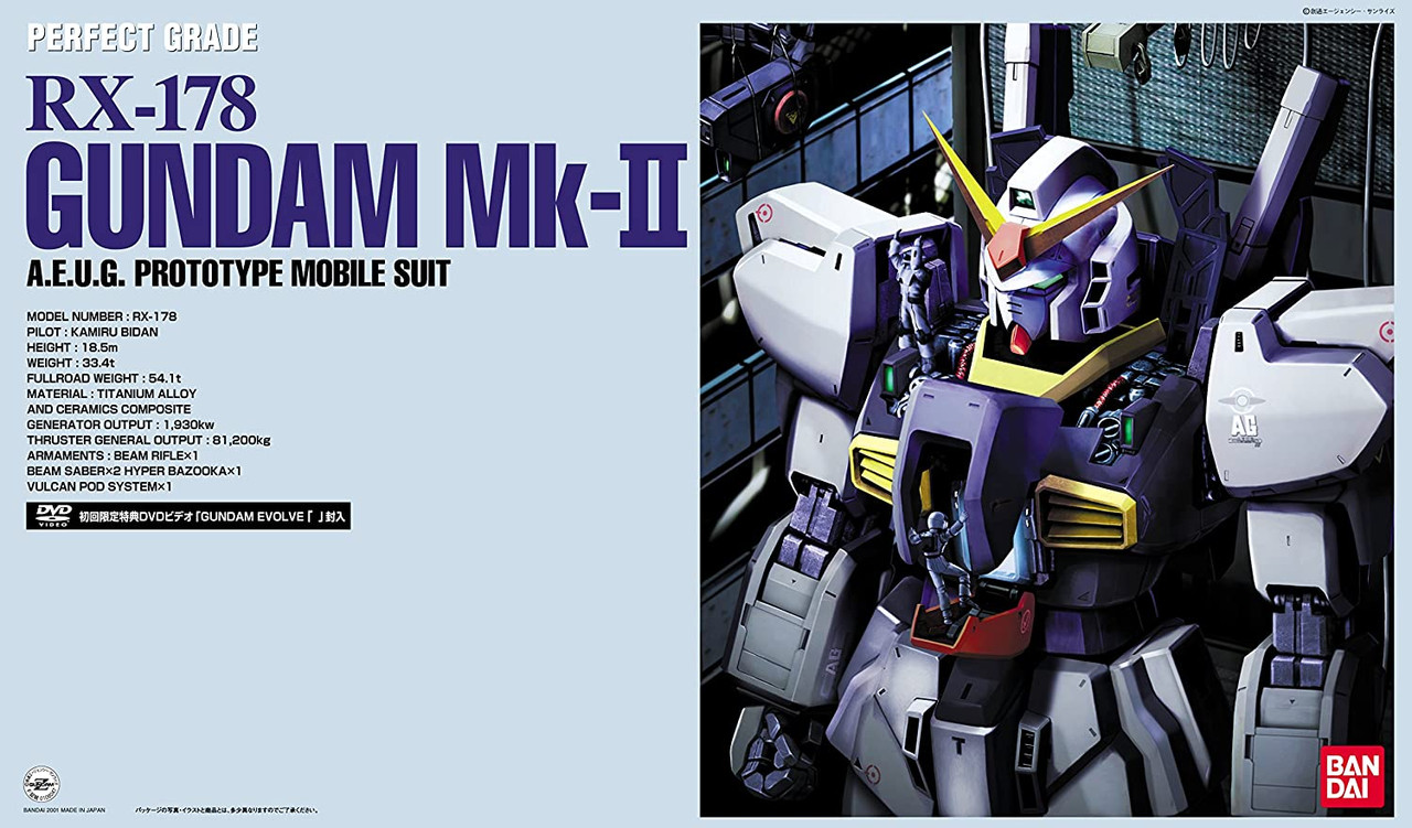 BANDAI SPIRITS PG 1/60 RX-178 Gundam Mk-II (Eugo Color) (Mobile Suit Z Gundam) 
