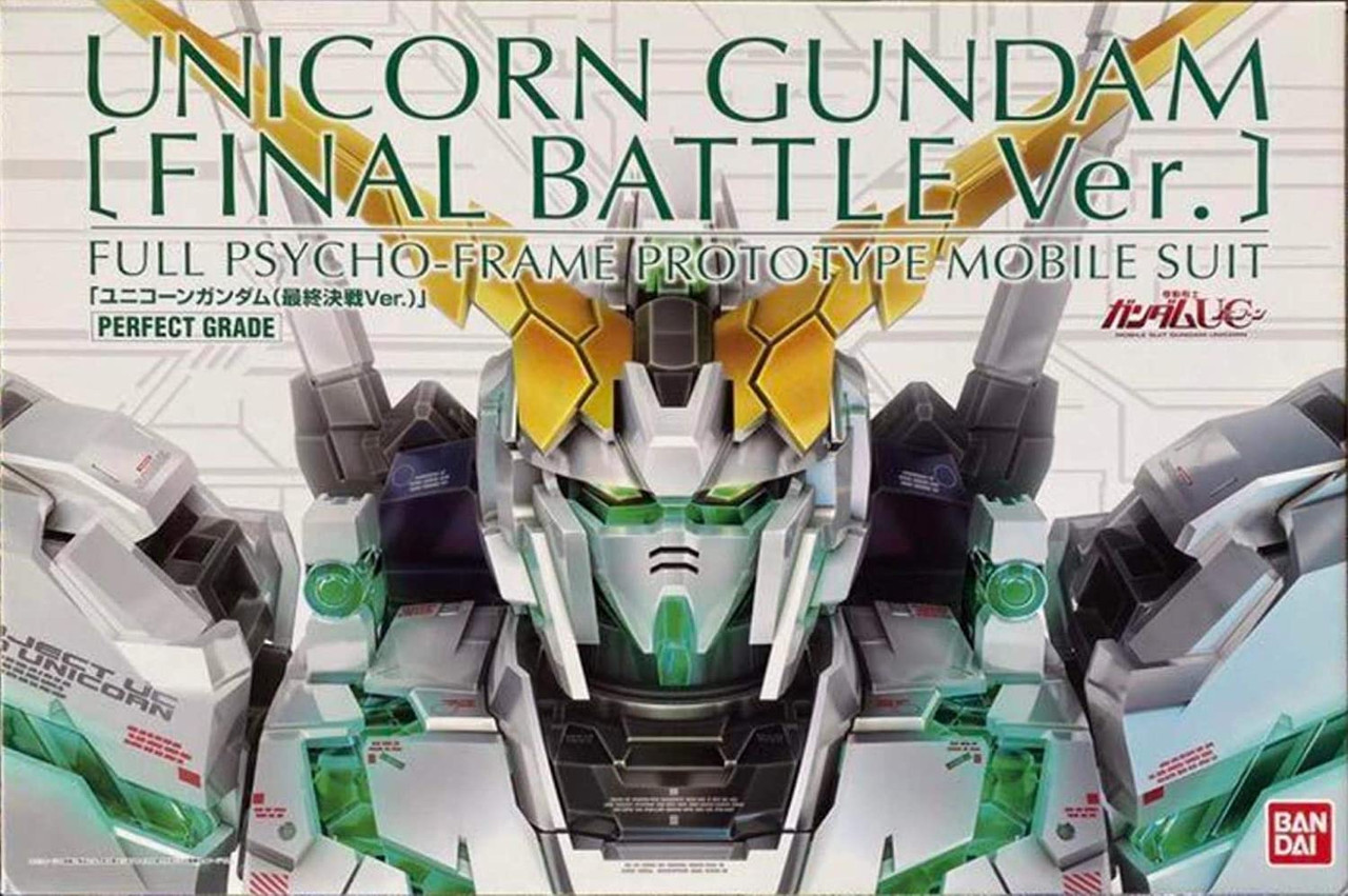 BANDAI PG 1/60 RX-0 Unicorn Gundam (Final Battle Ver.) Plastic