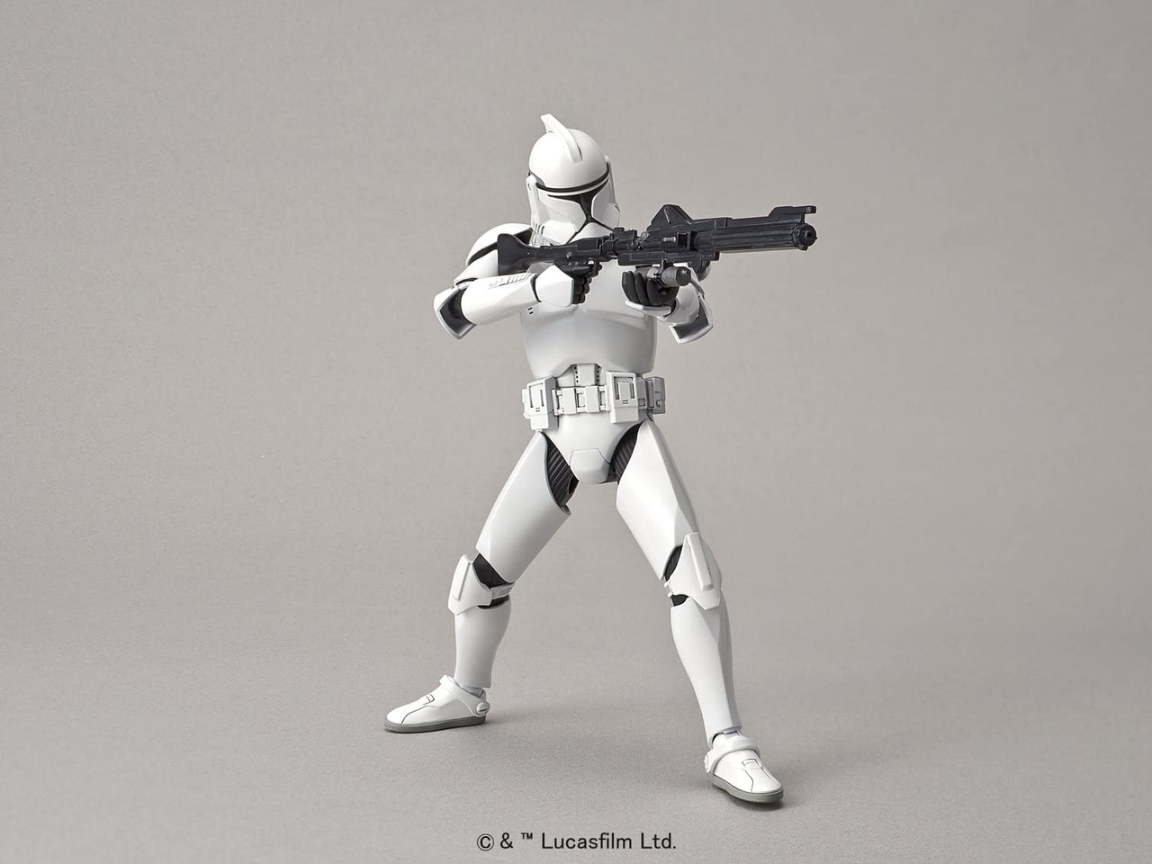 BANDAI SPIRITS Star Wars Clone Trooper 1/12 Scale Plastic Model