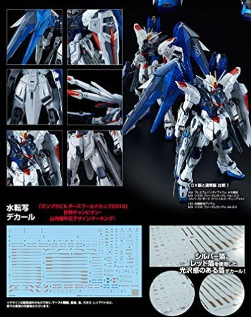 BANDAI MG 1/100 Freedom Gundam Ver. 2.0 Full Burst Mode Special Coating Ver. 