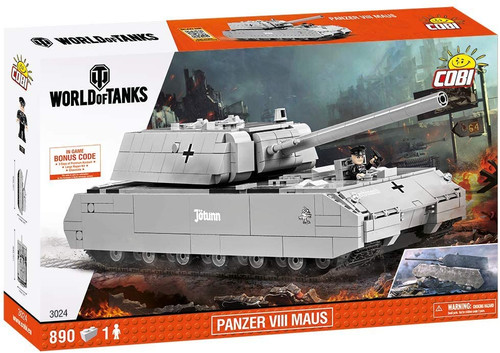 World of Tanks, COBI 3024, SDKFZ 205 PZKF VII MAUS, Small Army Model Kit