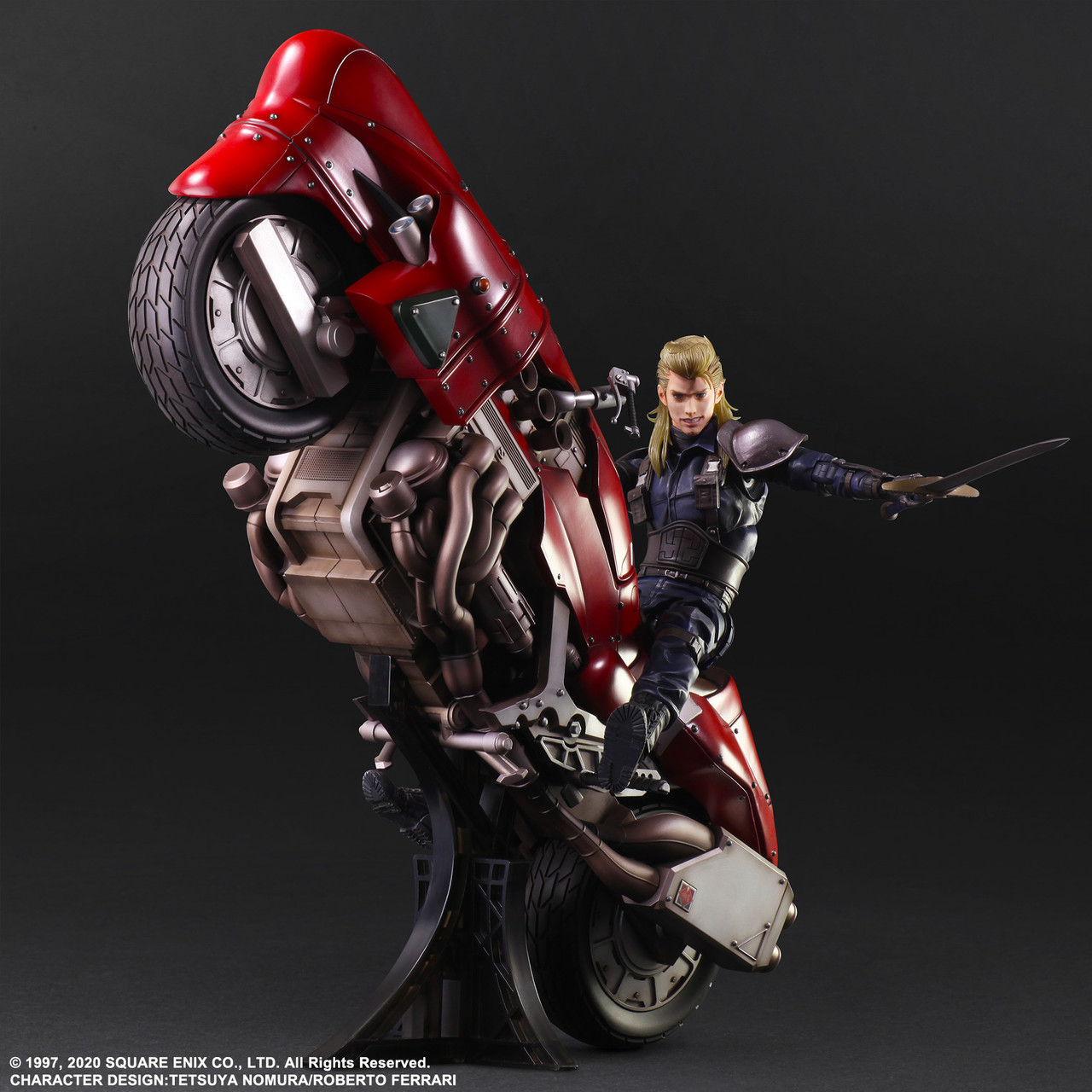 FIGURA PLAY ARTS KAI - ROCHE Y MOTO - FINAL FANTASY VII REMAKE
