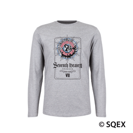 Camiseta de manga larga gris jaspeado - El Séptimo Cielo - FINAL FANTASY VII REBIRTH