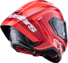 ALPINESTARS Supretech R10 Helmet - 22.06 - Arius - Gloss - Black/White/Double Red - Small 8203926-1683-S