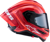 ALPINESTARS Supretech R10 Helmet - 22.06 - Arius - Gloss - Black/White/Double Red - 2XL 8203926-1683-2XL