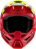 ALPINESTARS Youth SM3 Helmet - Fray - Gloss Red/Yellow Fluo/Black - Small 8301625-3051-YS