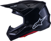 ALPINESTARS SM7 Helmet - Solid - Gloss Black - XS 8301426-1180-XS