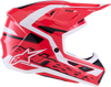 ALPINESTARS SM7 Helmet - Deed - Gloss Red/Black/White - Medium 8302426-3139-M