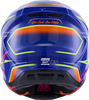 ALPINESTARS SM7 Helmet - Cast - Gloss/Blue/Pink/Yellow Fluo - Large 8302626-7254-L