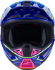 ALPINESTARS SM7 Helmet - Cast - Gloss/Blue/Pink/Yellow Fluo - XL 8302626-7254-XL