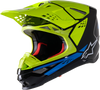ALPINESTARS Supertech M8 Helmet - Factory - Black/Yellow/Blue - XL 8302922-1578-XL