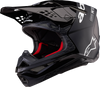 ALPINESTARS Supertech M10 Helmet - Flood - MIPS® - Black/Dark Gray - Large 8301023-1310-L