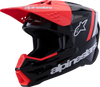 ALPINESTARS SM3 Helmet - Radium - Gloss Black/Red Fluo/White - Medium 8300826-1553-M