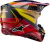 ALPINESTARS Supertech M10 Helmet - Era - MIPS® - Gloss Gold/Yellow/Rio Red - Small 8301223-5938-S