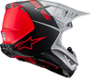 ALPINESTARS Supertech M10 Helmet - Flood - MIPS® - Gloss Silver/Black/Orange Fluo - Large 8301023-1954-L