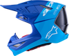 ALPINESTARS Supertech M10 Helmet - Flood - MIPS® - Blue/Black Carbon - XL 8301023-7282-XL