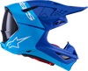 ALPINESTARS Supertech M10 Helmet - Flood - MIPS® - Blue/Black Carbon - 2XL 8301023-7282-XXL