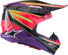 ALPINESTARS Supertech M10 Helmet - MIPS® - Era - Gloss Pink/Violet/Yellow Fluo - Small 8301223-3145-S