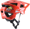 ALPINESTARS Vector Tech Helmet - Bright Red/Light Gray Glossy - MIPS® - Small 8700721-3199-SM