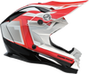 MOOSE OFFROAD MR3 Helmet - F.A.F. - White/Black/Red - Medium 0110-8934